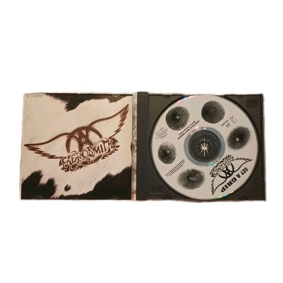 Lot Of 2 Aerosmith CD's 2001 Young Lust 2 Disc Set & 1993 Get A Grip - Picture 5 of 5